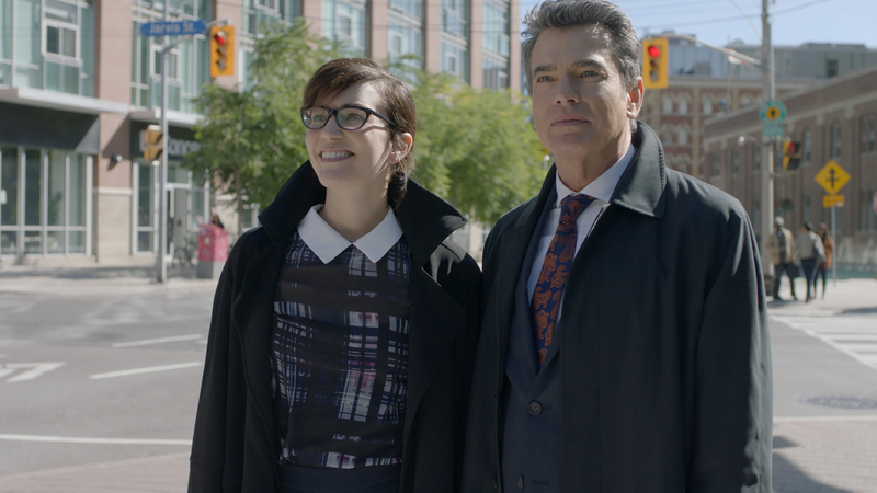 Britt Lower and Peter Gallagher (Photo: Michael Gibson/FXX)